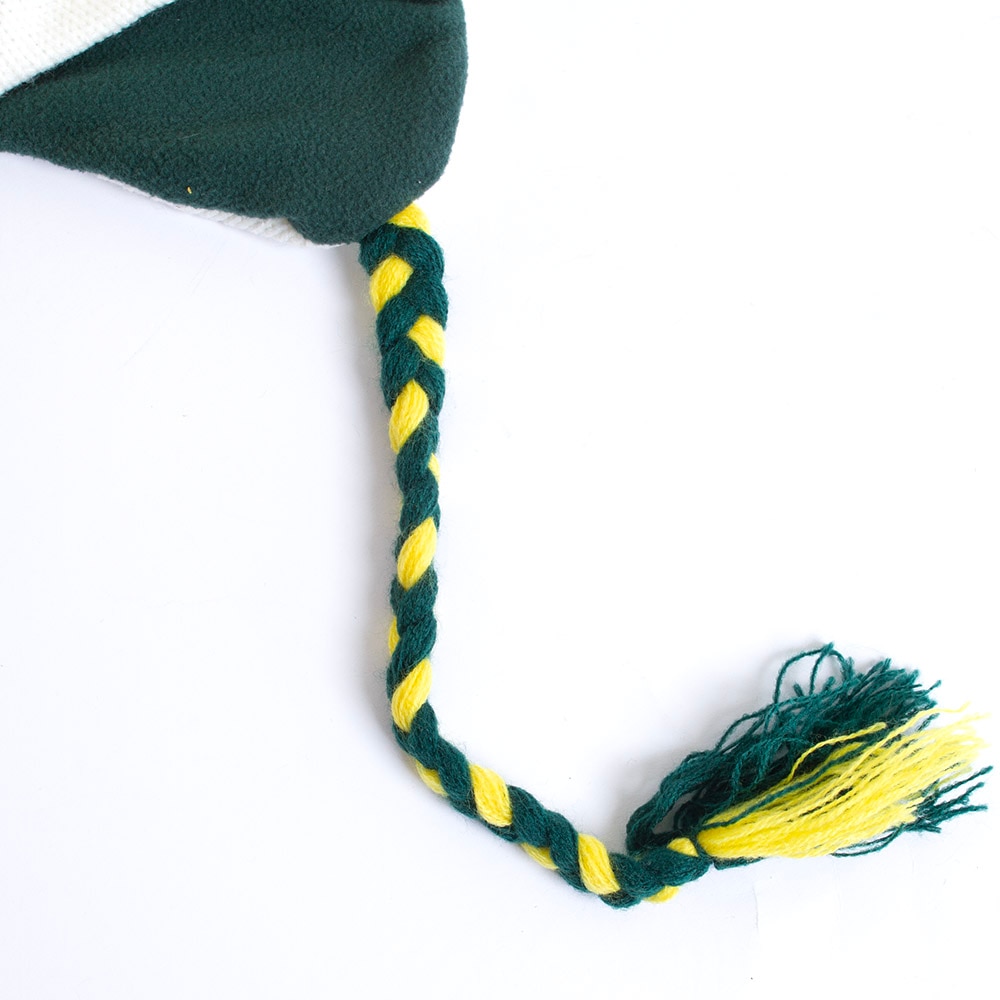 Oregon, Zoozatz, Green, Beanie, Acrylic, Accessories, Unisex, Duck Mascot. Braided, Hat, 143130